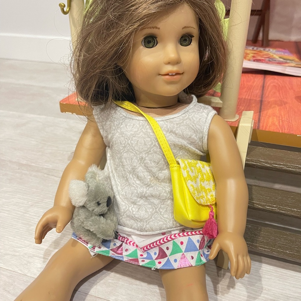 American Girl Doll - Australia - gvf54 kira's comfy platform tent complete set - Picture 8 of 8